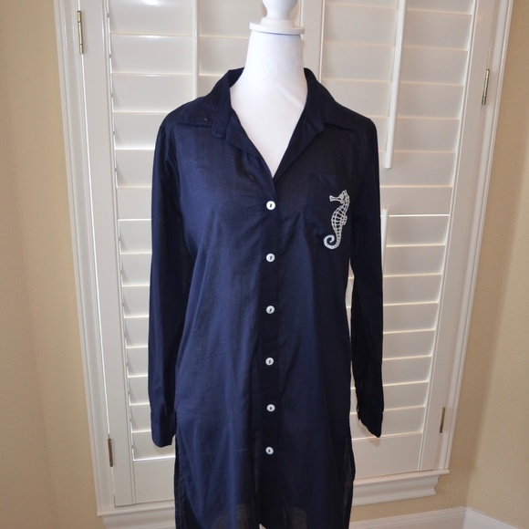 Dotti Long Sleeve Beach Cover-Up NWT - Picture 1 of 11